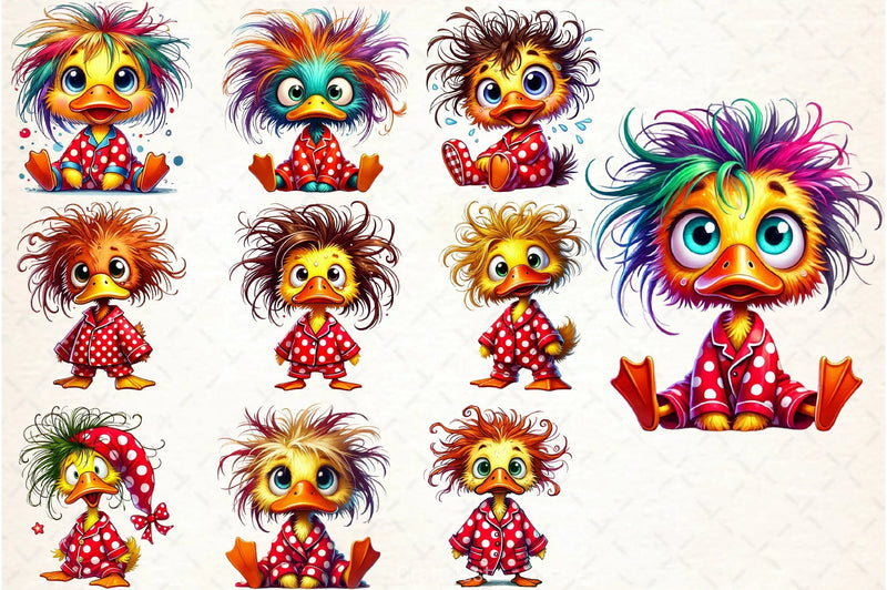 Funny Duck Clipart Bundle - CraftNest - Digital Crafting and Art