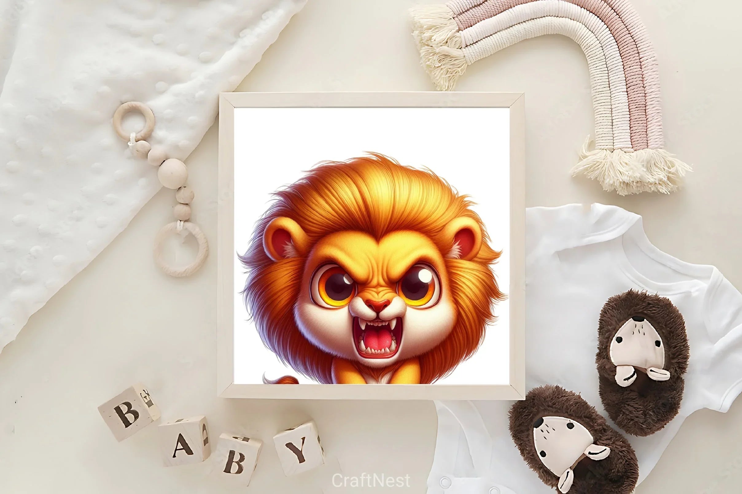 Angry Lion Clipart Bundle - CraftNest - Digital Crafting and Art