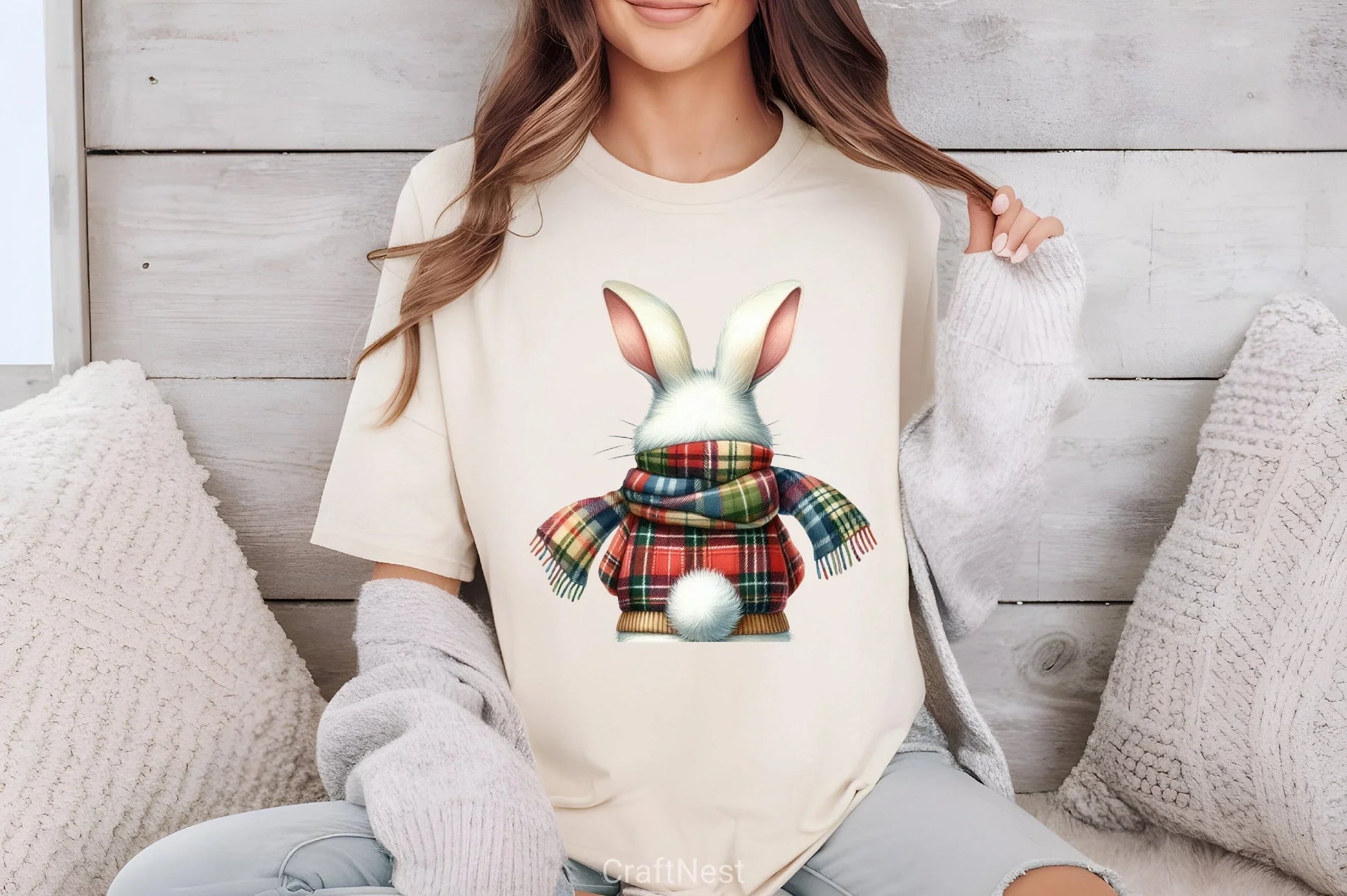 Bunny Back View Clipart Bundle 4 - CraftNest - Digital Crafting and Art