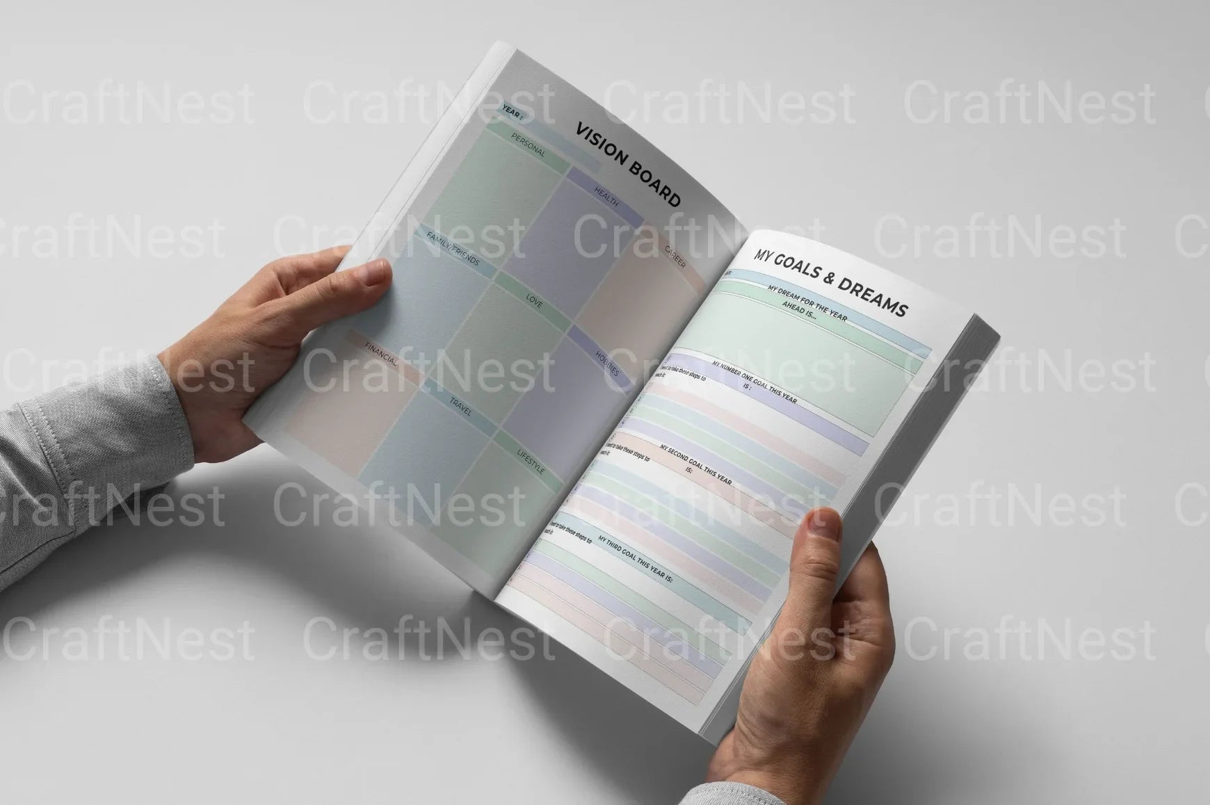 Effective Goal Planner for Success - CraftNest - Digital Crafting and Art