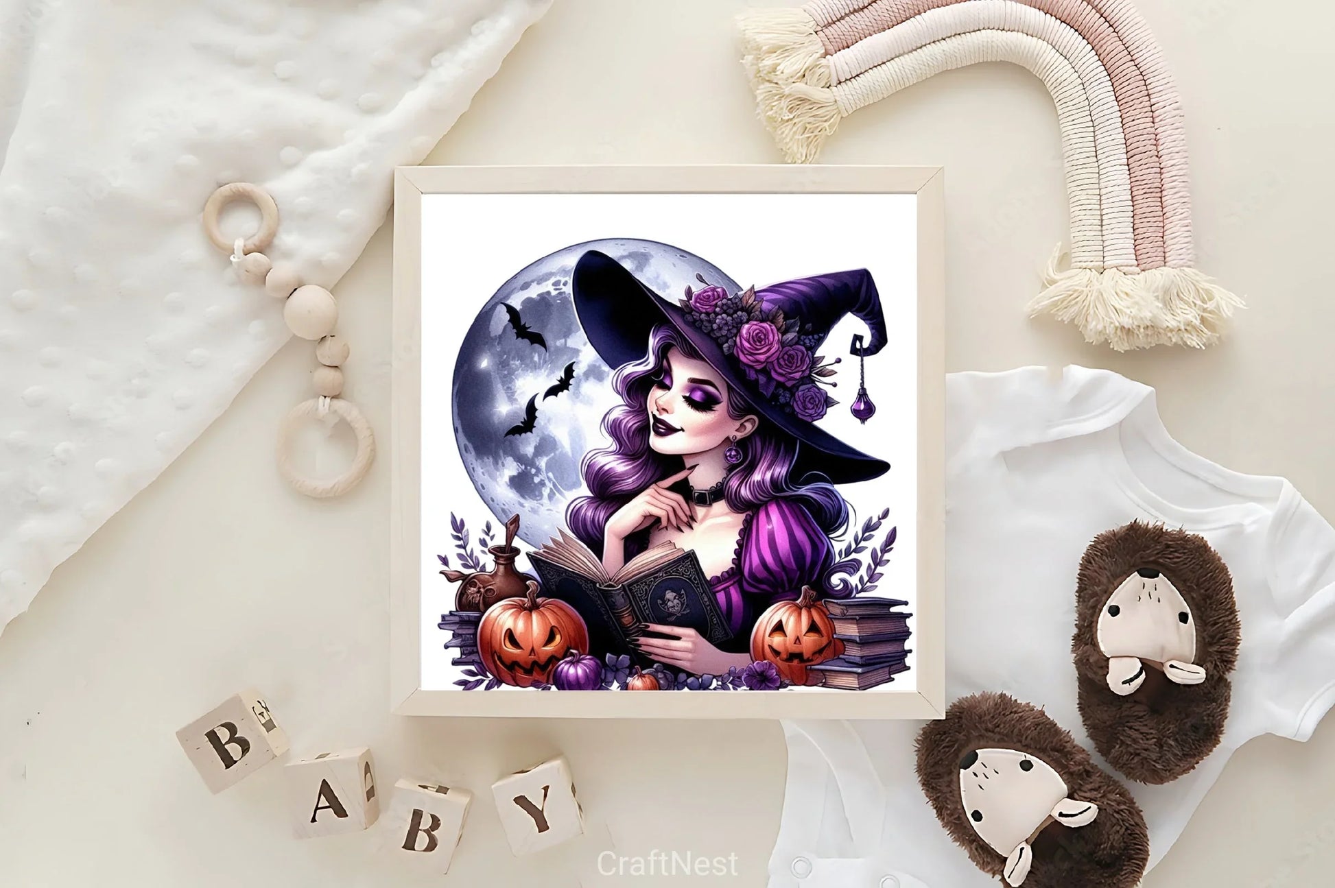 Halloween Witch Girl Clipart Bundle 6 - CraftNest - Digital Crafting and Art