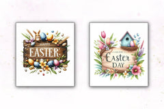Happy Easter Clipart Bundle 3 - CraftNest - Digital Crafting and Art