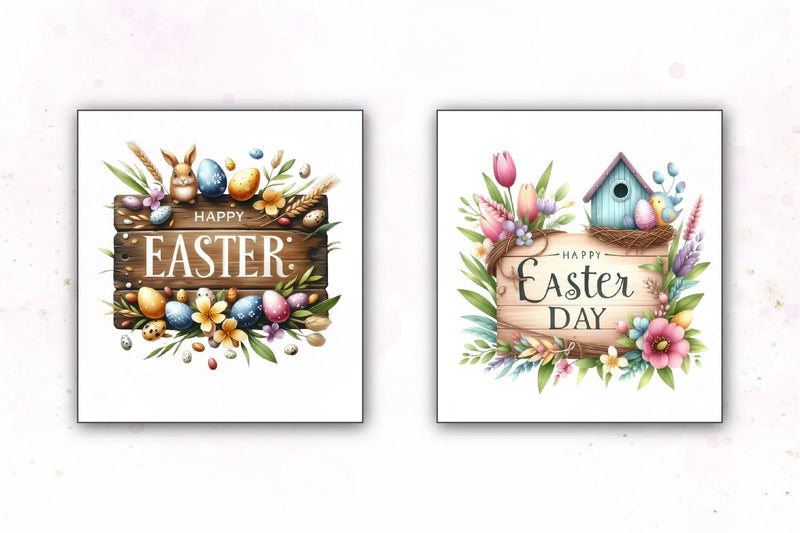 Happy Easter Clipart Bundle 3 - CraftNest - Digital Crafting and Art
