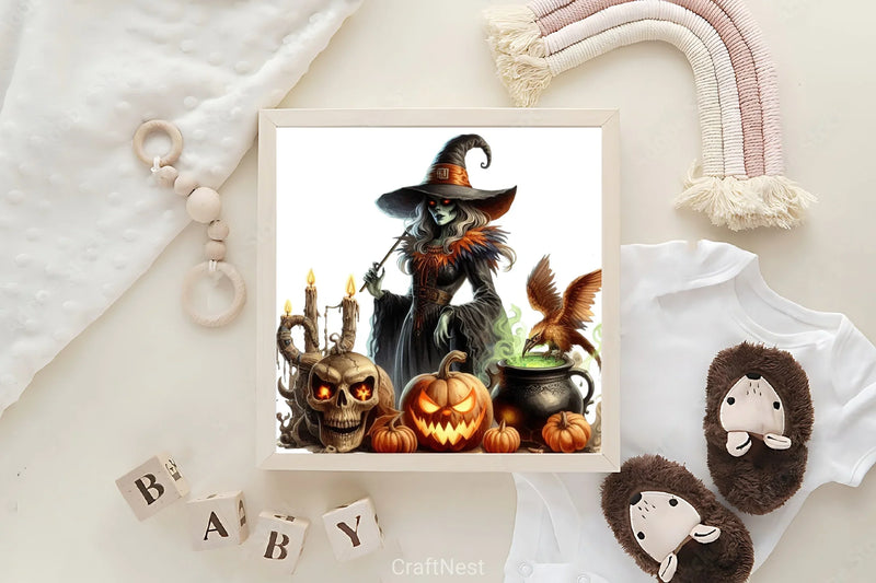 Halloween Witch Clipart Bundle - CraftNest - Digital Crafting and Art