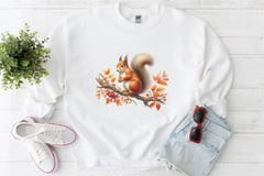 Autumn Squirrel Clipart Bundle 2 - CraftNest - Digital Crafting and Art