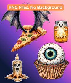 Brainrot Halloween Clipart Bundle - CraftNest - Digital Crafting and Art