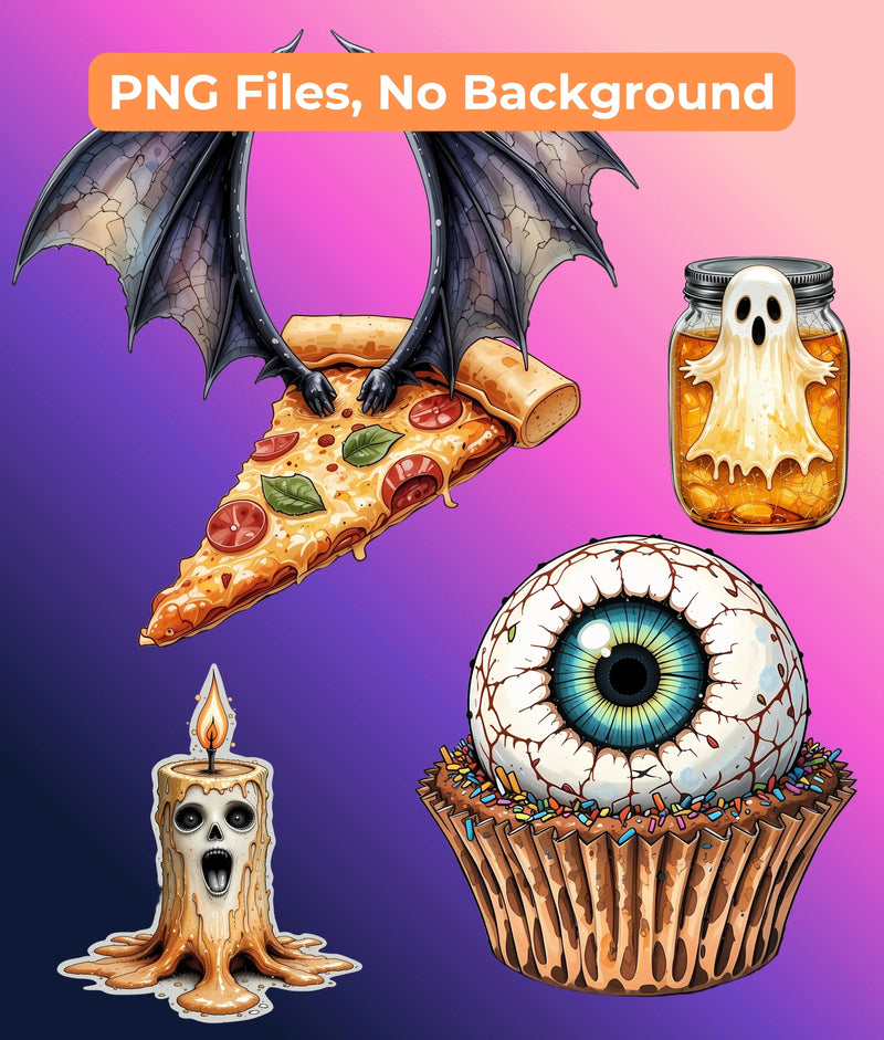 Brainrot Halloween Clipart Bundle - CraftNest - Digital Crafting and Art