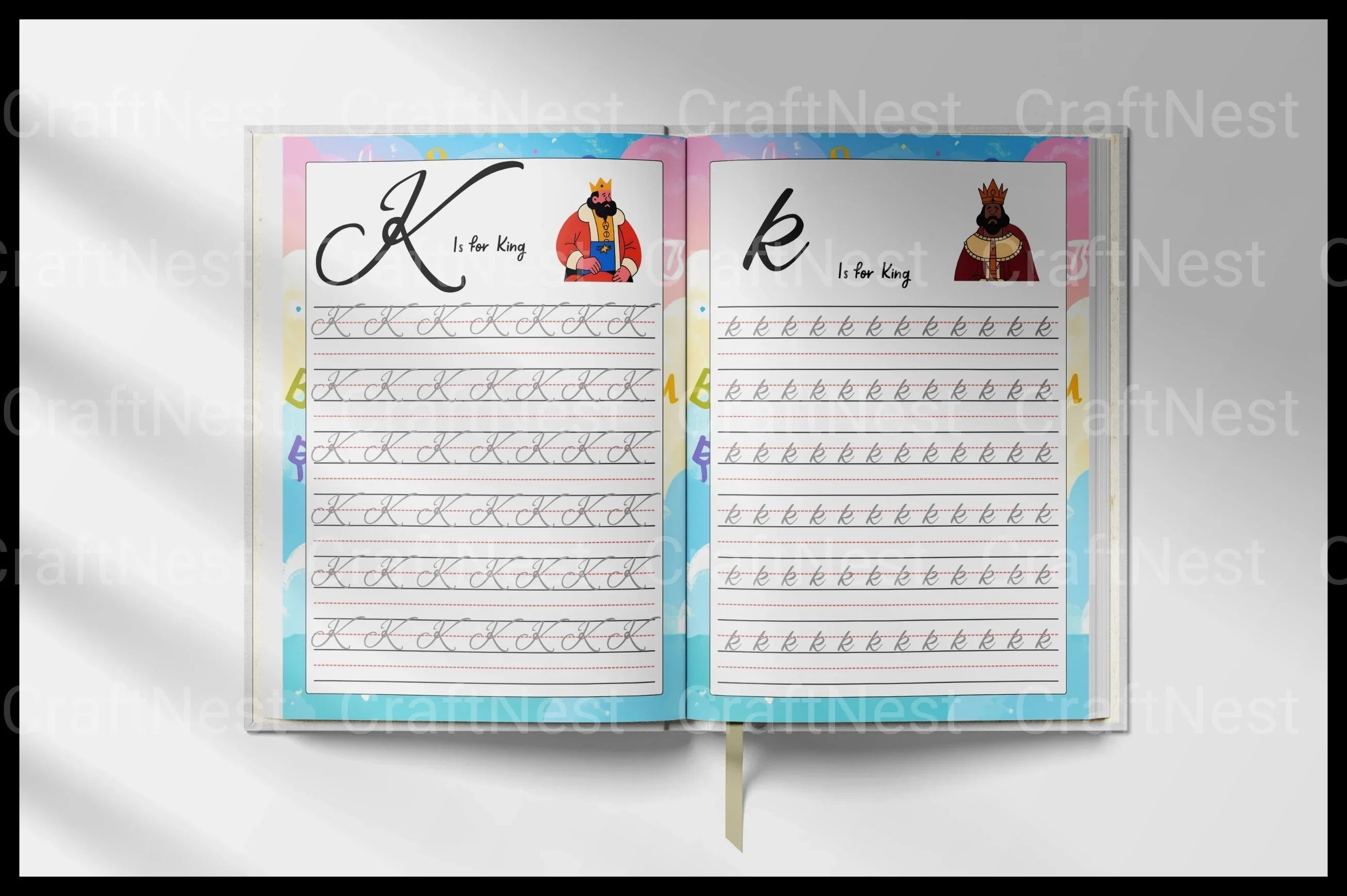 Cursive Handwriting Practice for Kids - CraftNest - Digital Crafting and Art