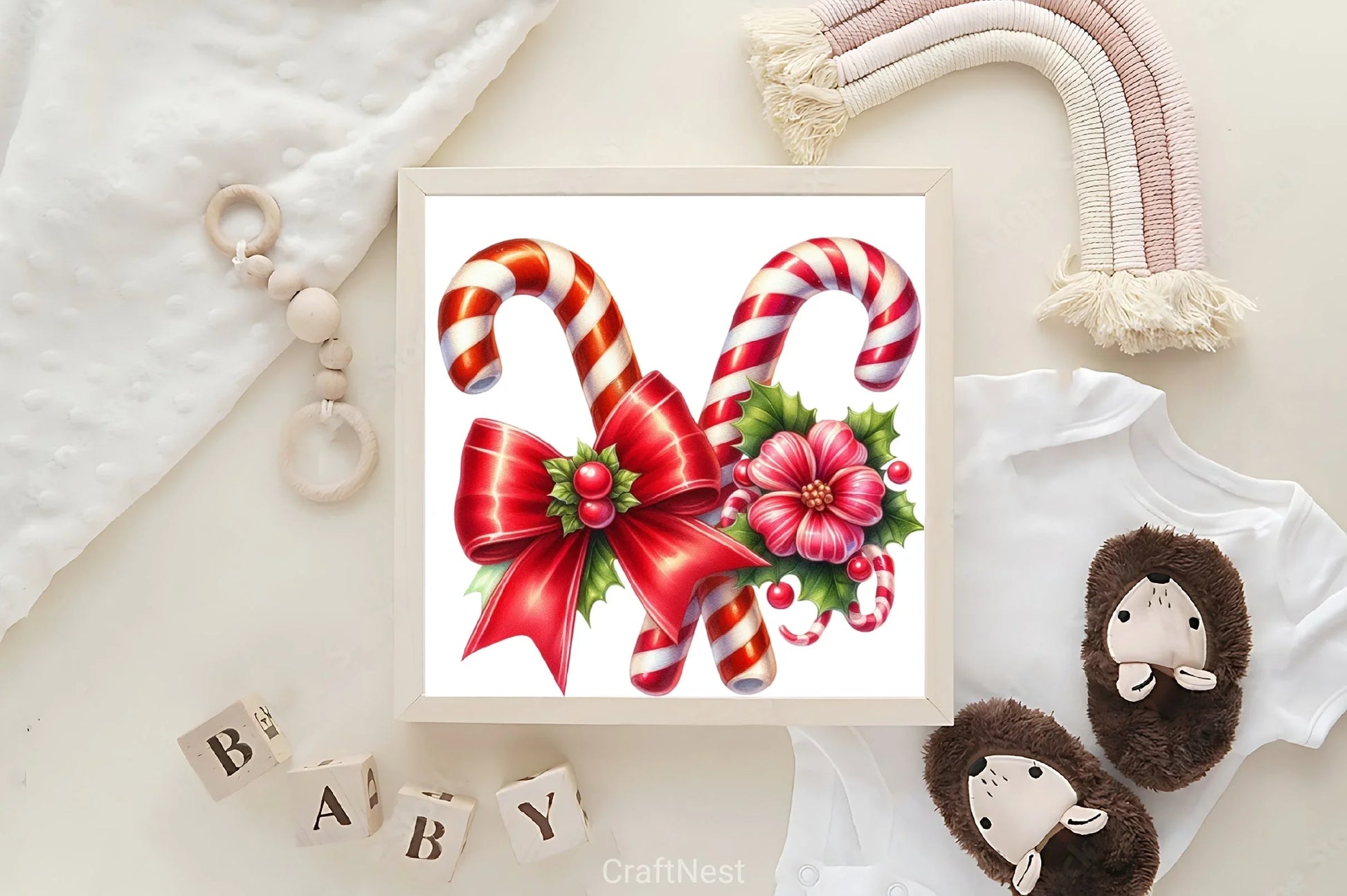 Candy Cane Clipart Bundle - CraftNest - Digital Crafting and Art