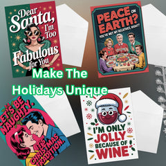 Rude Christmas Cards Clipart Bundle - CraftNest - Digital Crafting and Art