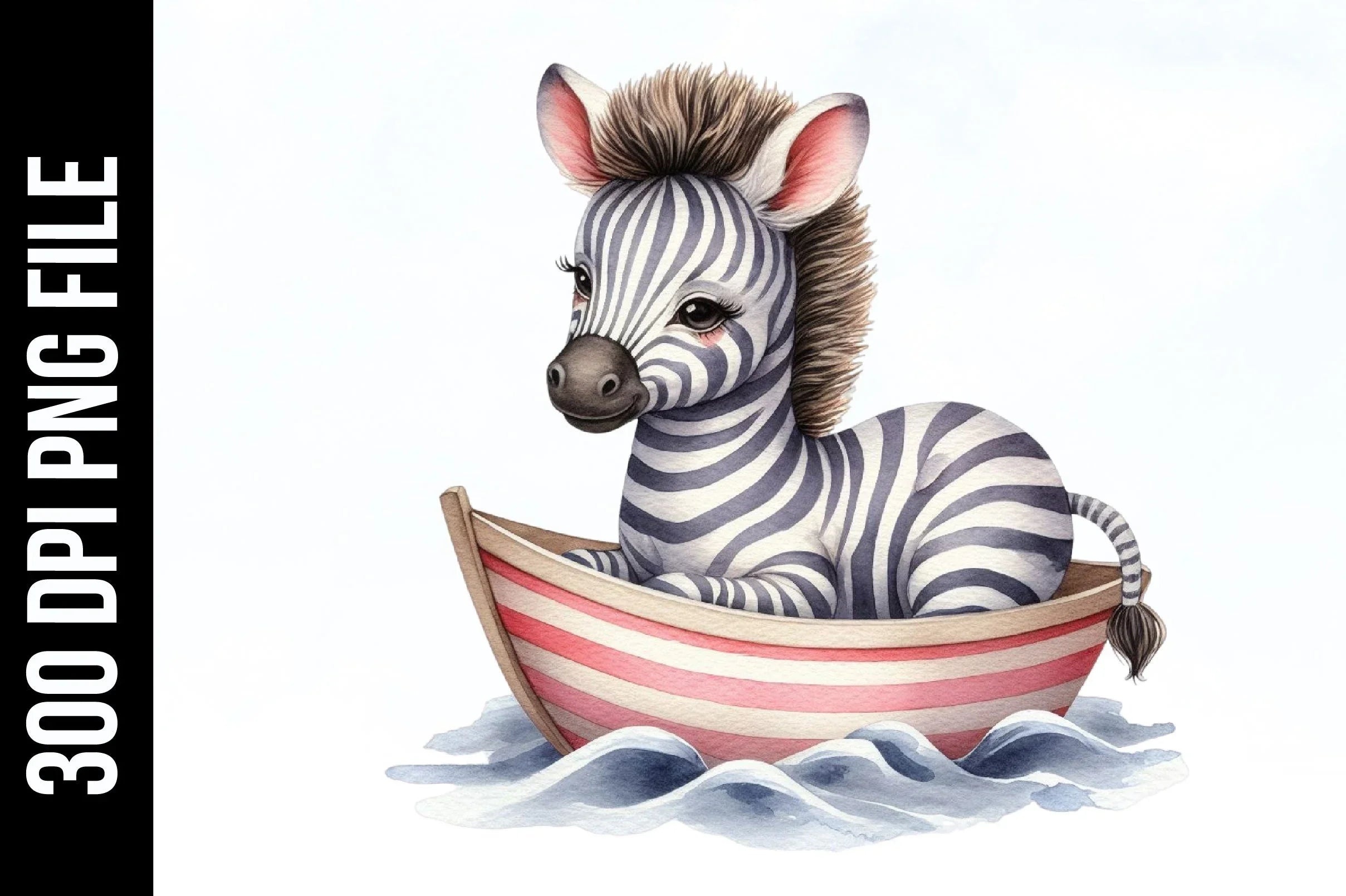 Cute Baby Animals Boat Clipart Bundle 19 - CraftNest - Digital Crafting and Art