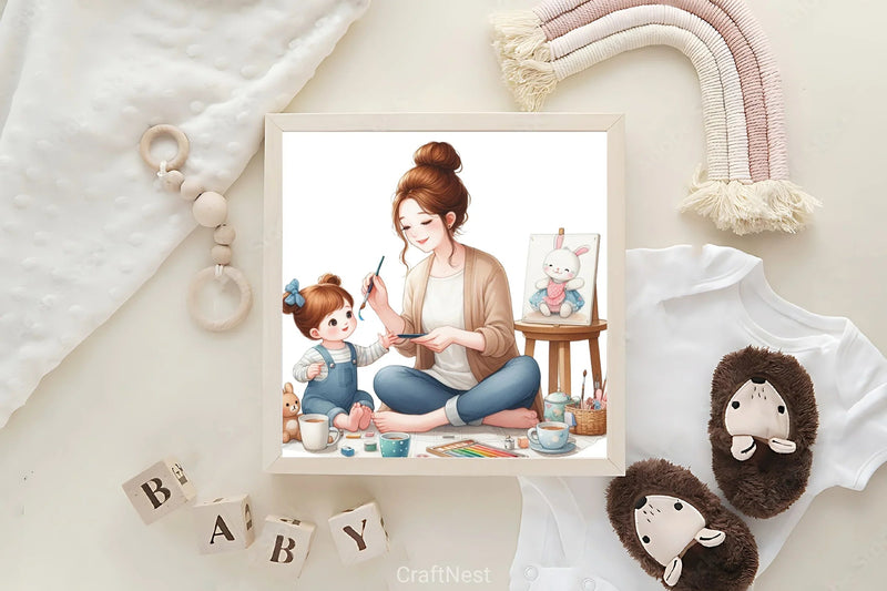Mother's Day Clipart Bundle 5 - CraftNest - Digital Crafting and Art