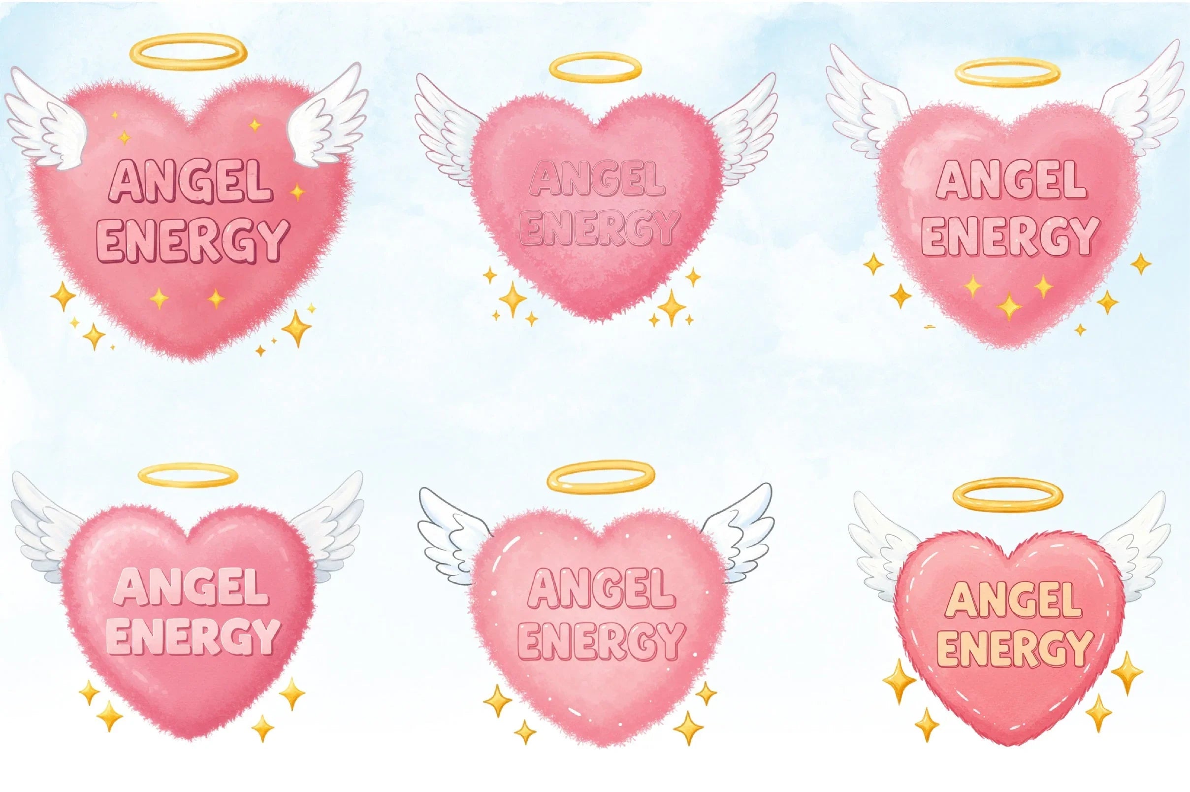 Heart Angel Wings Clipart Bundle - CraftNest - Digital Crafting and Art