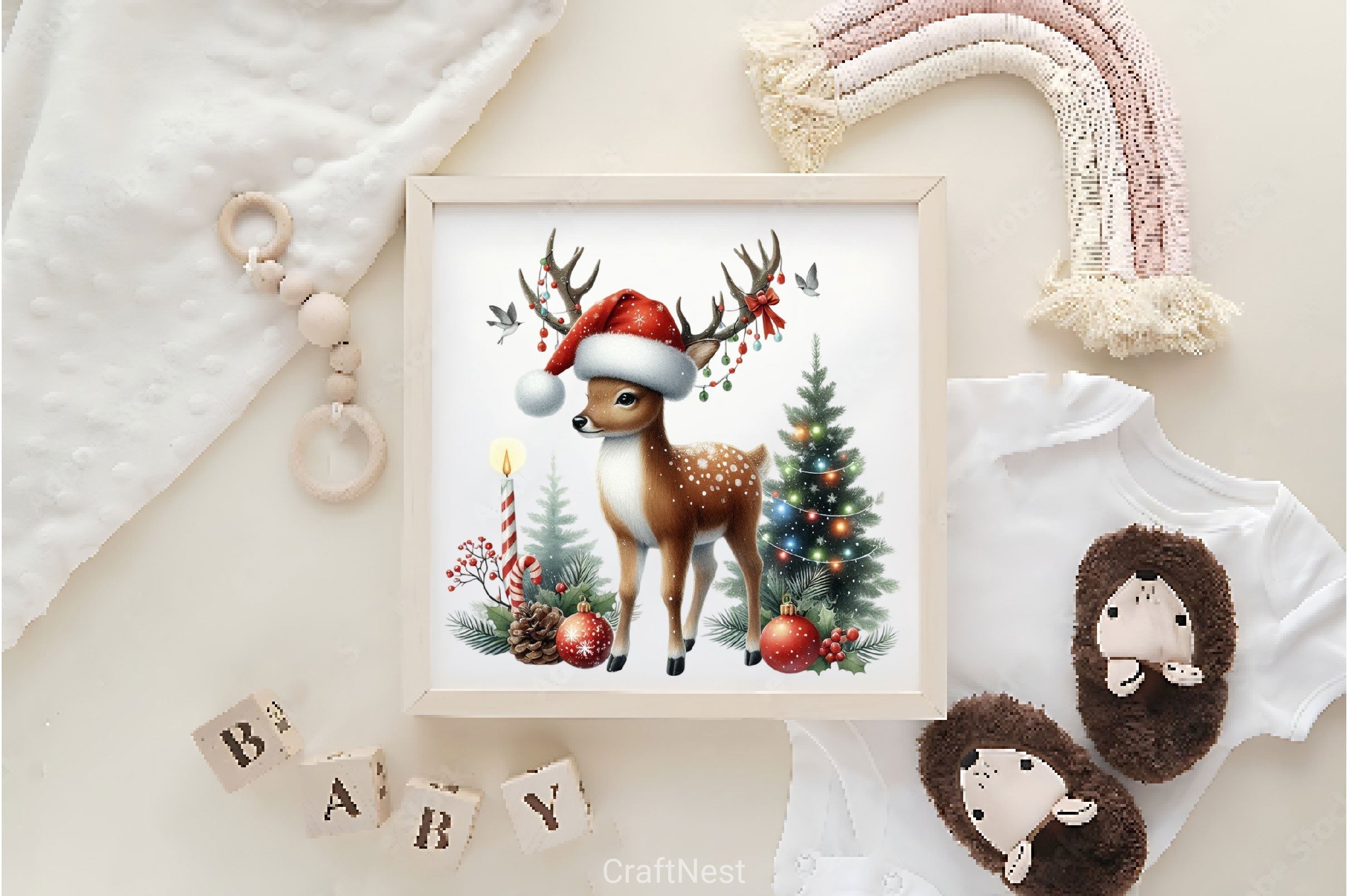 Merry Christmas Clipart Bundle 3
