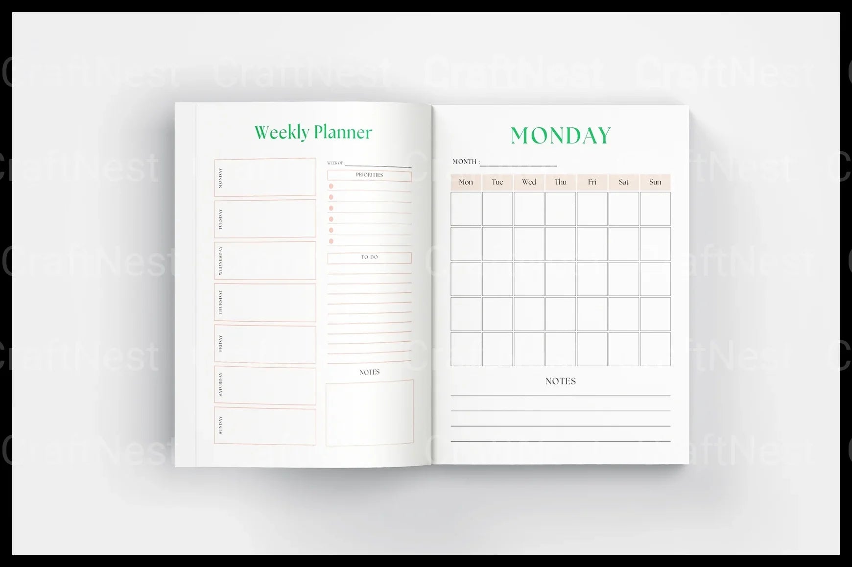 Planner 365 Days: Your Ultimate Yearly Organizer - CraftNest - Digital Crafting and Art