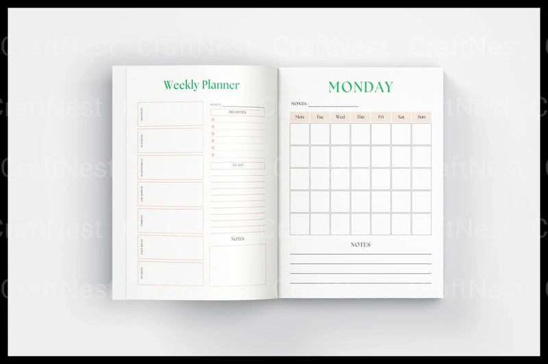 Planner 365 Days: Your Ultimate Yearly Organizer - CraftNest - Digital Crafting and Art