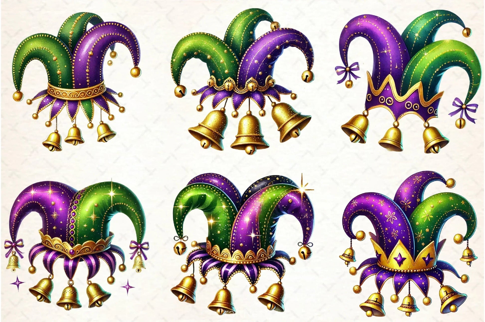Mardi Gras Hat Clipart Bundle - CraftNest - Digital Crafting and Art
