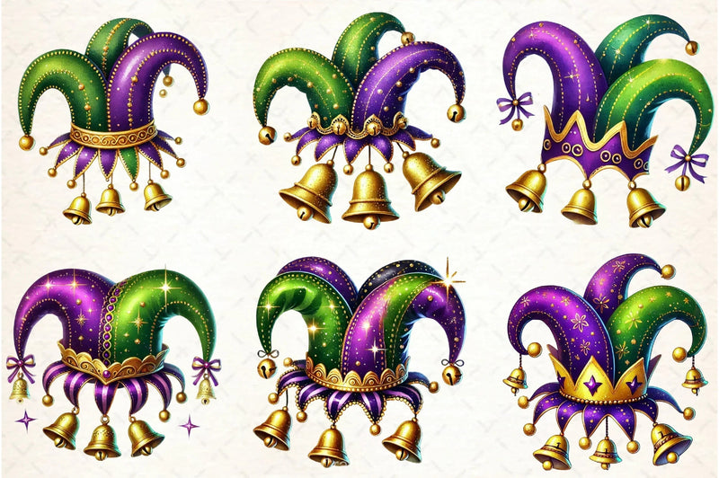 Mardi Gras Hat Clipart Bundle - CraftNest - Digital Crafting and Art