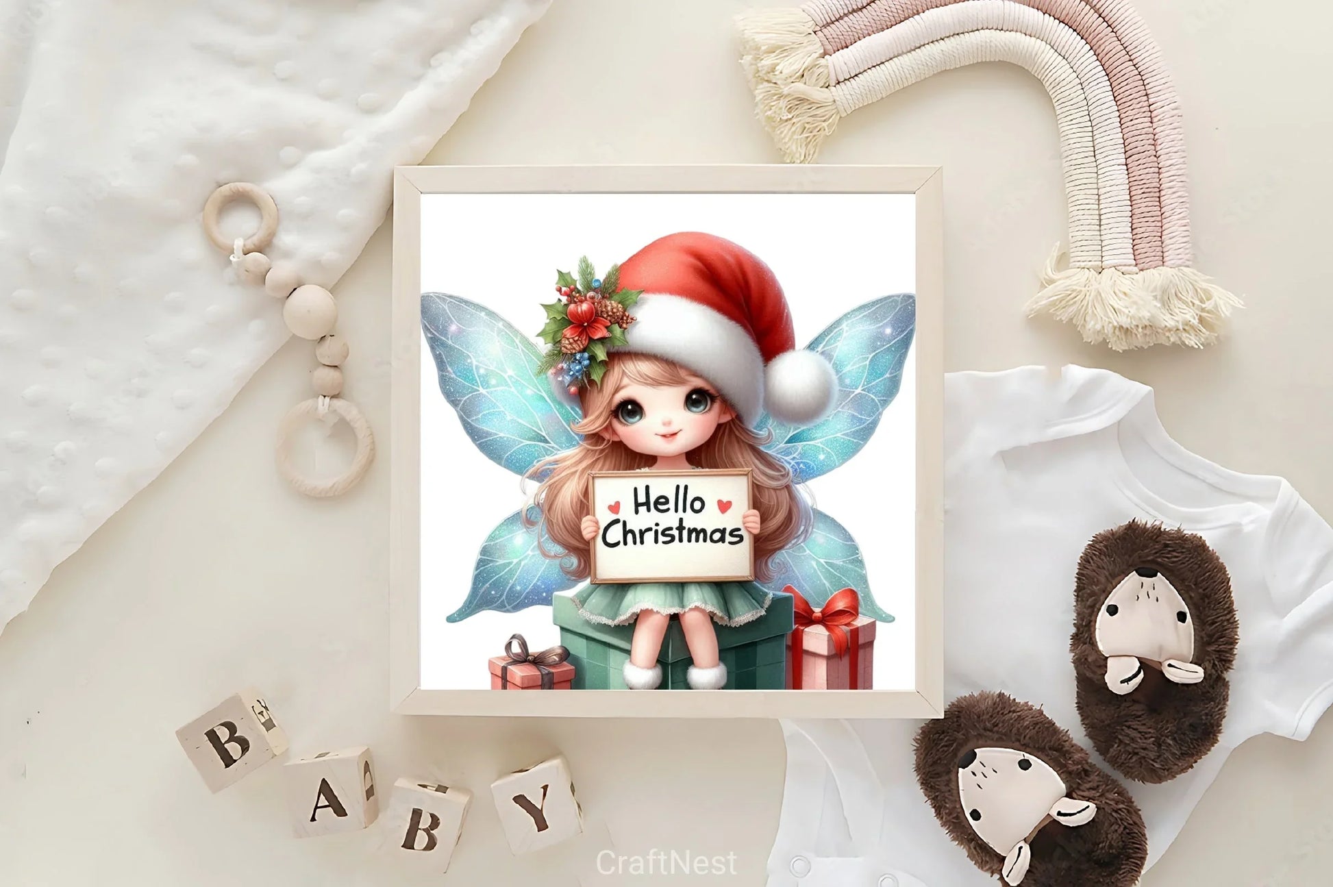 Christmas Fairy Clipart Bundle - CraftNest - Digital Crafting and Art