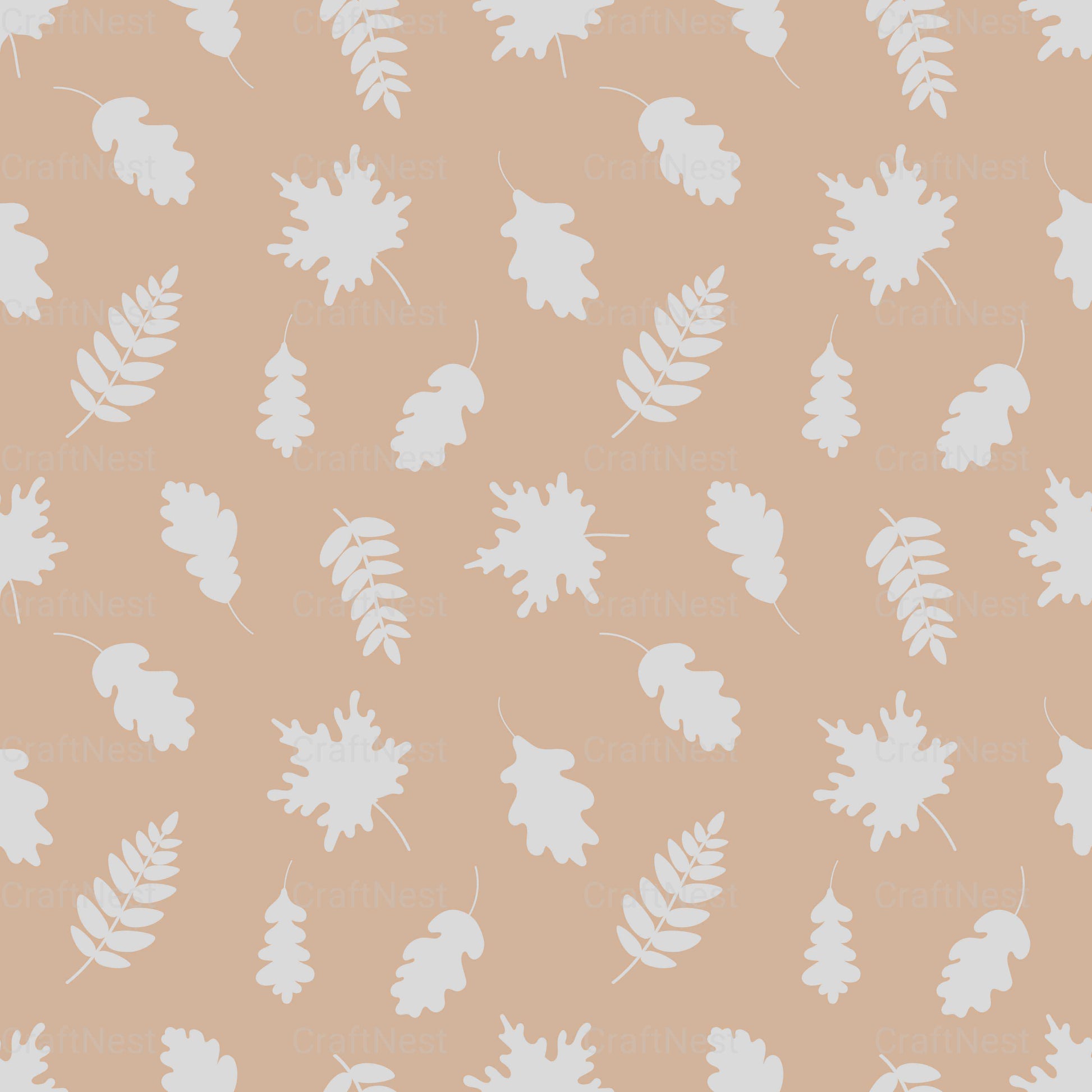 Fall Seamless Digital Paper - CraftNest - Digital Crafting and Art