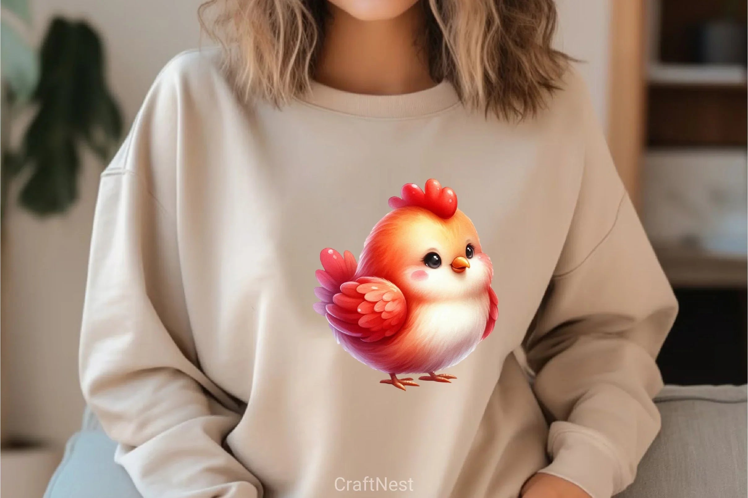 Cute Baby Chicken Clipart Bundle - CraftNest - Digital Crafting and Art