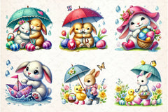 Rainy Easter Clipart Bundle - CraftNest - Digital Crafting and Art