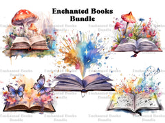 Enchanted Books Clipart - CraftNest