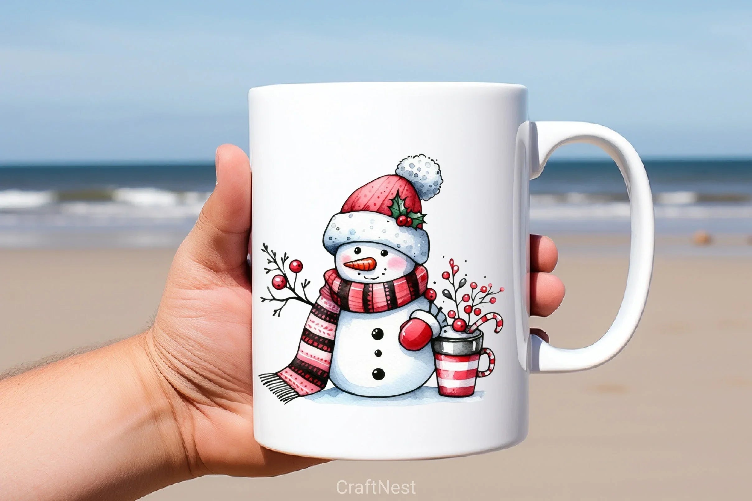 Christmas Snowman Clipart Bundle 9 - CraftNest - Digital Crafting and Art