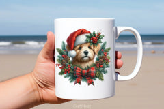 Vintage Christmas Dog Clipart Bundle - CraftNest - Digital Crafting and Art