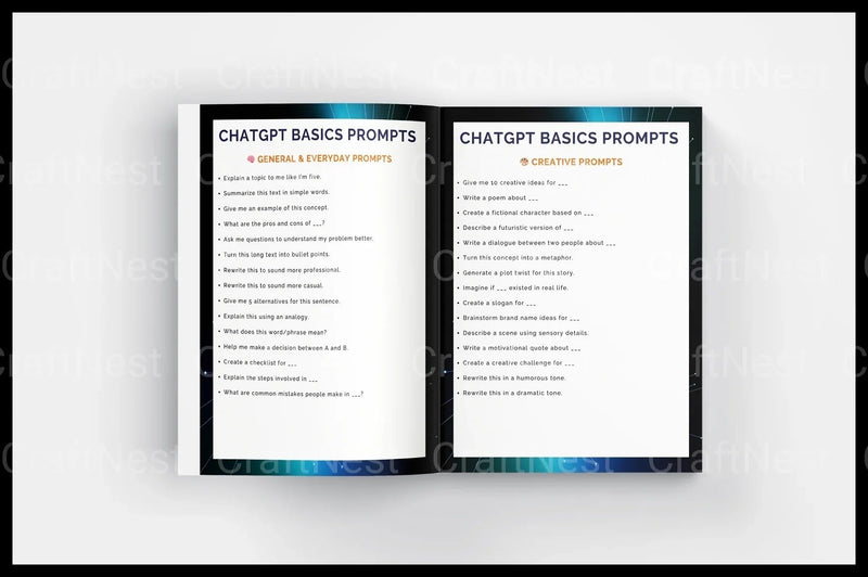 The Prompt Genius Guide: Mastering AI Prompts - CraftNest - Digital Crafting and Art