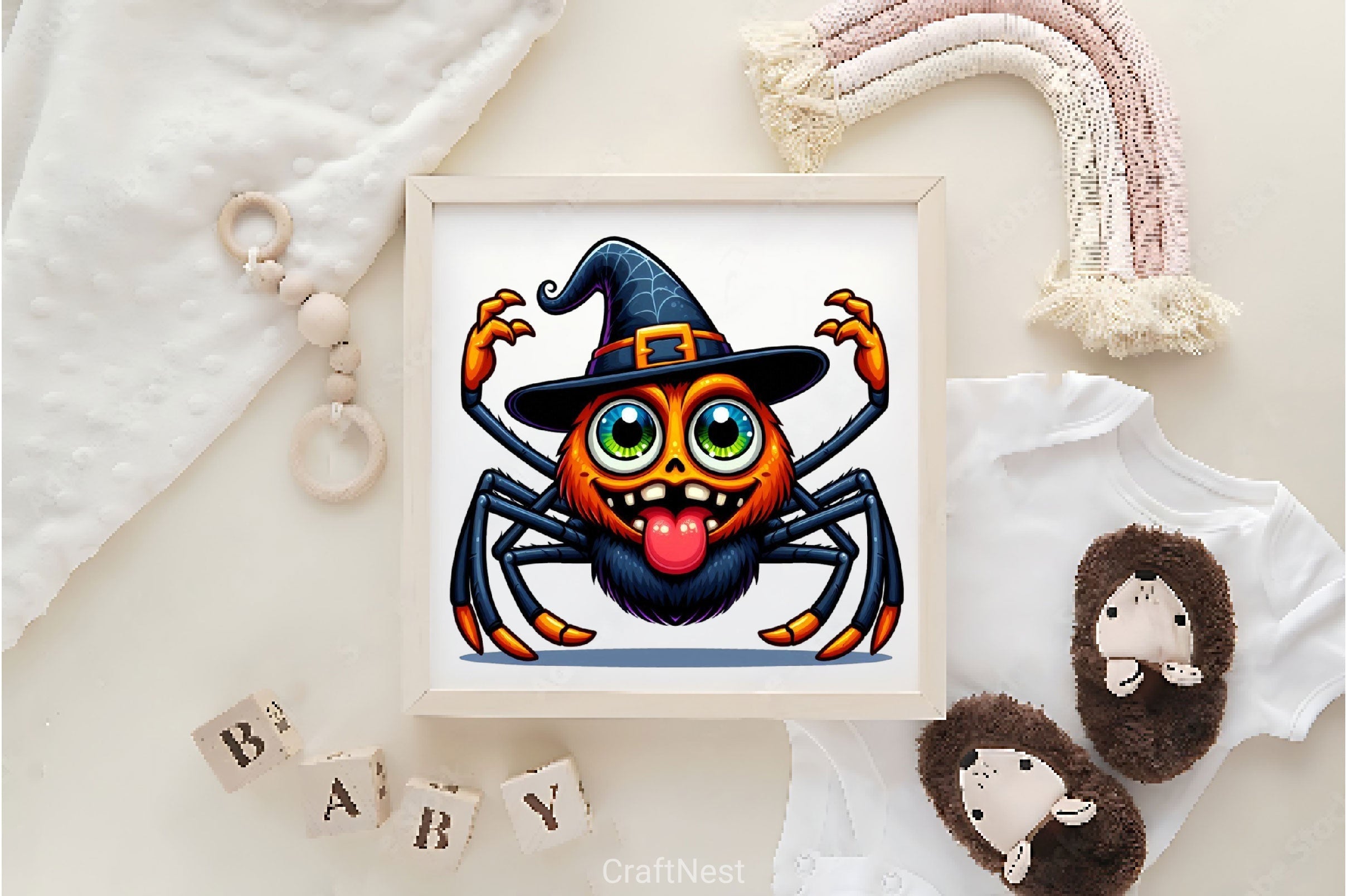 Halloween Spider Clipart Bundle 2