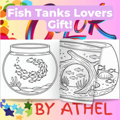 Aquarium Coloring Book Bundle - CraftNest - Digital Crafting and Art