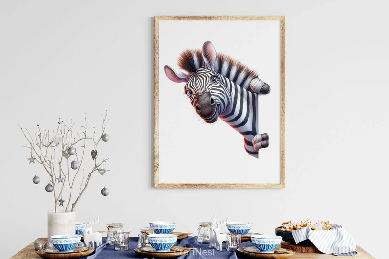 Crazy Animals Peeking Clipart Bundle - CraftNest - Digital Crafting and Art