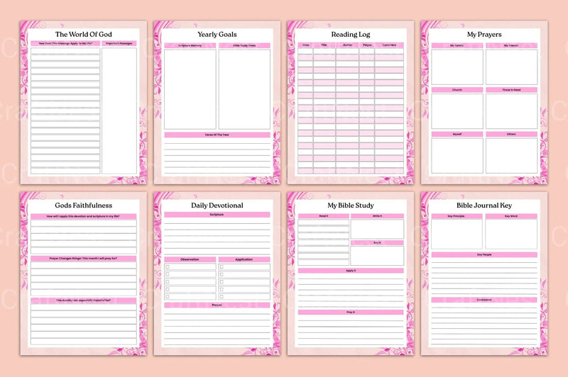 Bible Prayer Guide - CraftNest - Digital Crafting and Art