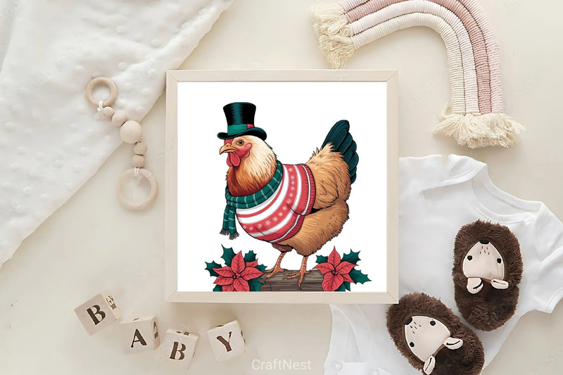 Christmas Animals Clipart Bundle 1 - CraftNest - Digital Crafting and Art