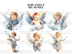 Baby Angels Clipart - CraftNest