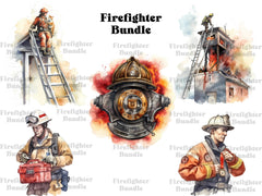 Firefighter Clipart - CraftNest