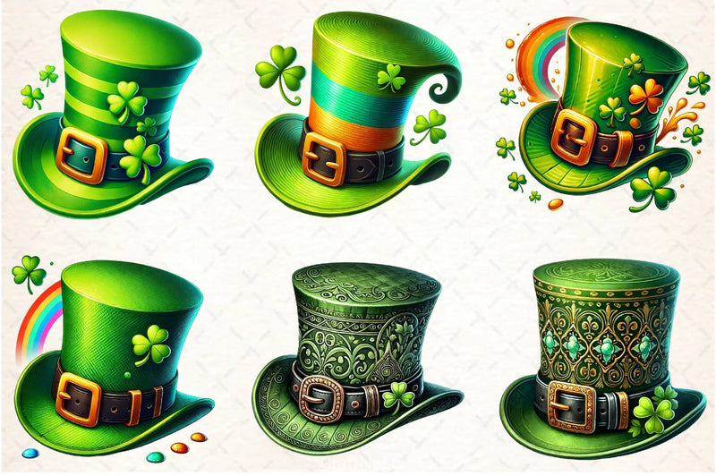 St Patrick's Hat Clipart Bundle - CraftNest - Digital Crafting and Art