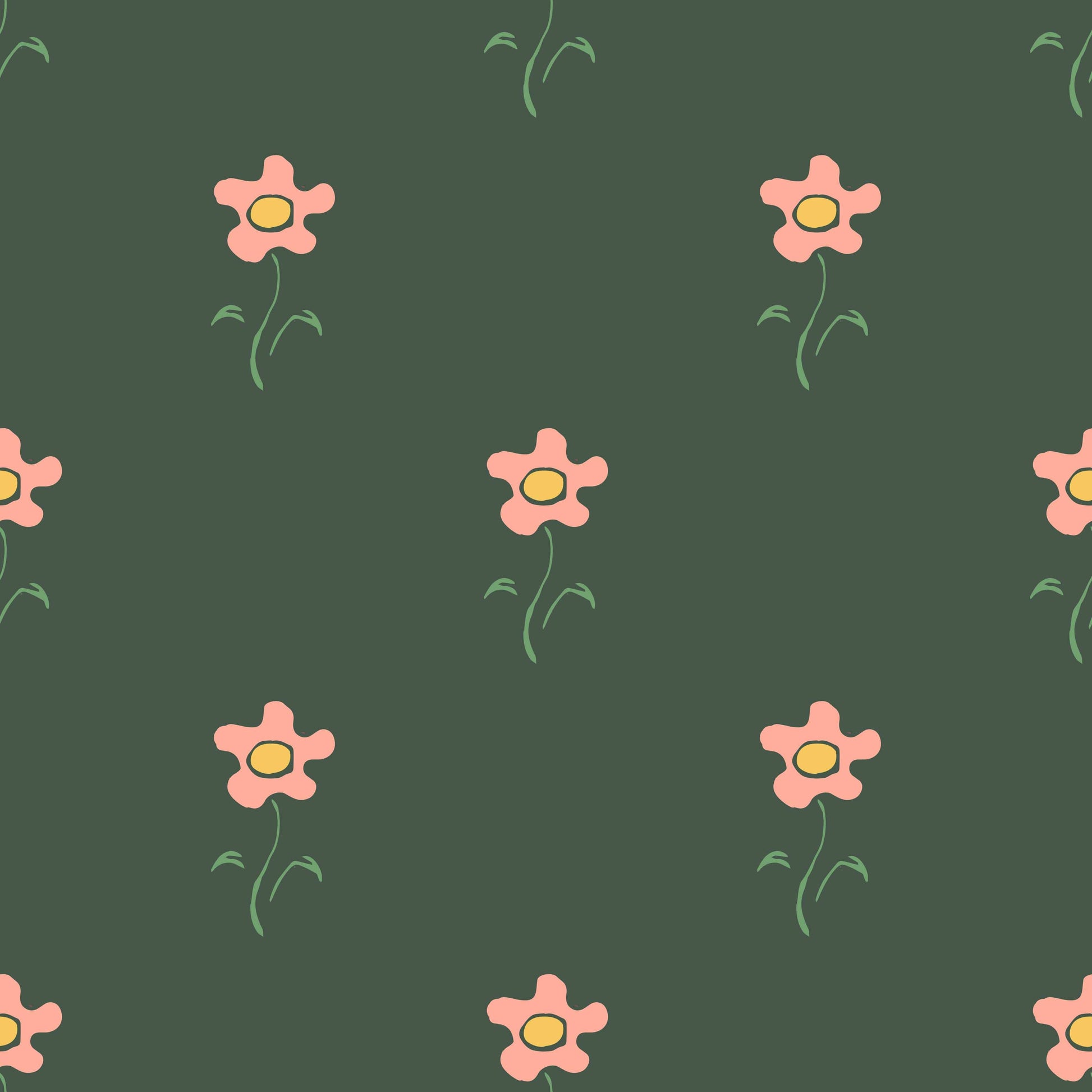 Spring Flower Seamless Digital Paper - CraftNest - Digital Crafting and Art