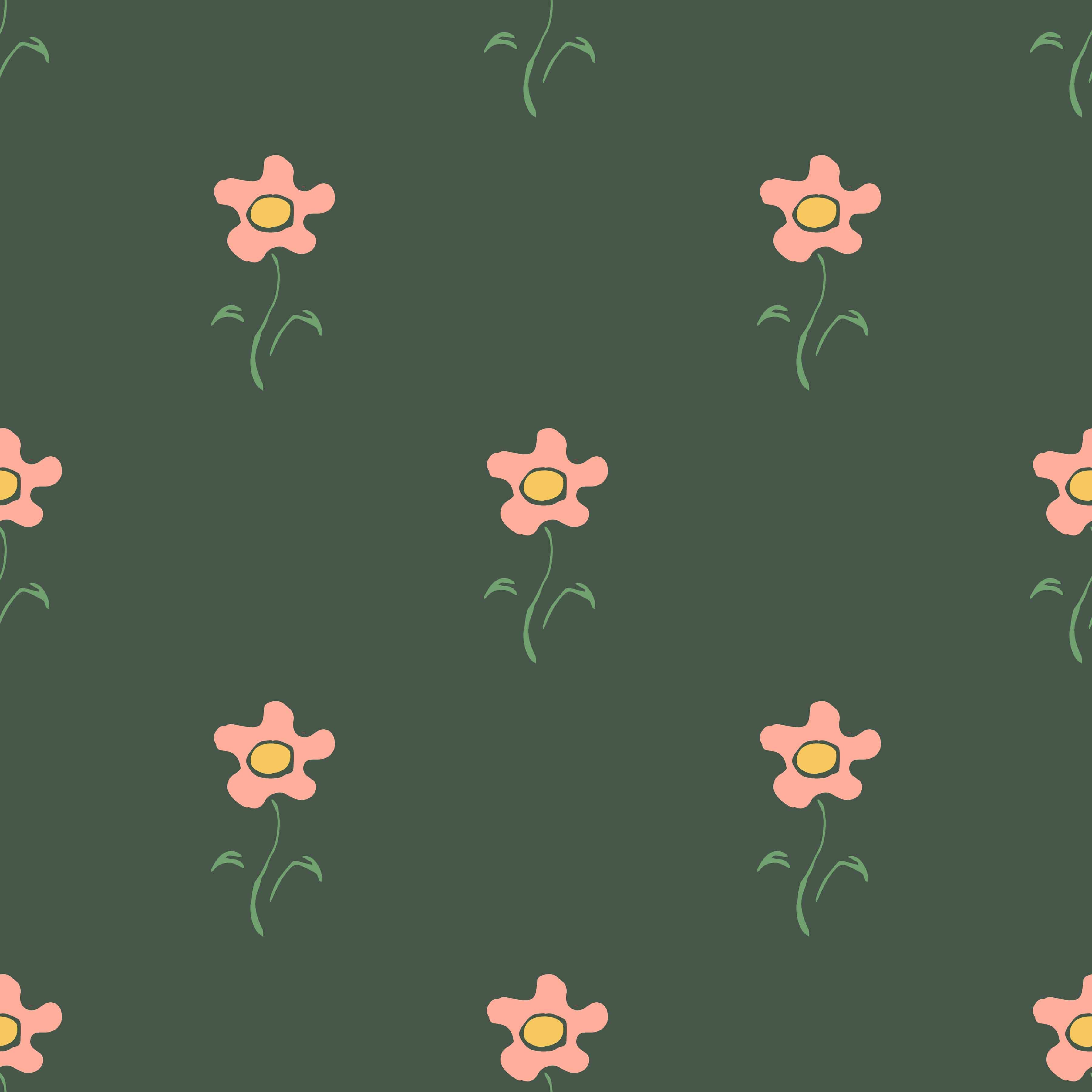 Spring Flower Seamless Digital Paper - CraftNest - Digital Crafting and Art