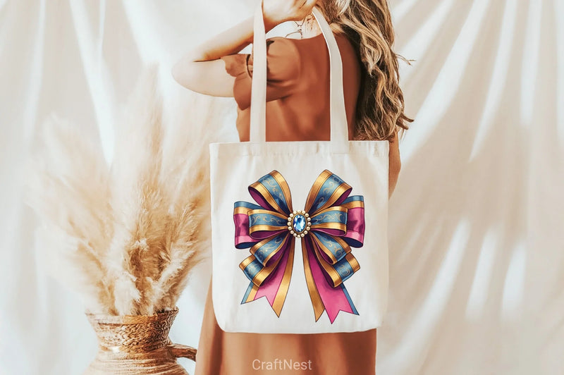 Coquette Bow Clipart Bundle 2 - CraftNest - Digital Crafting and Art