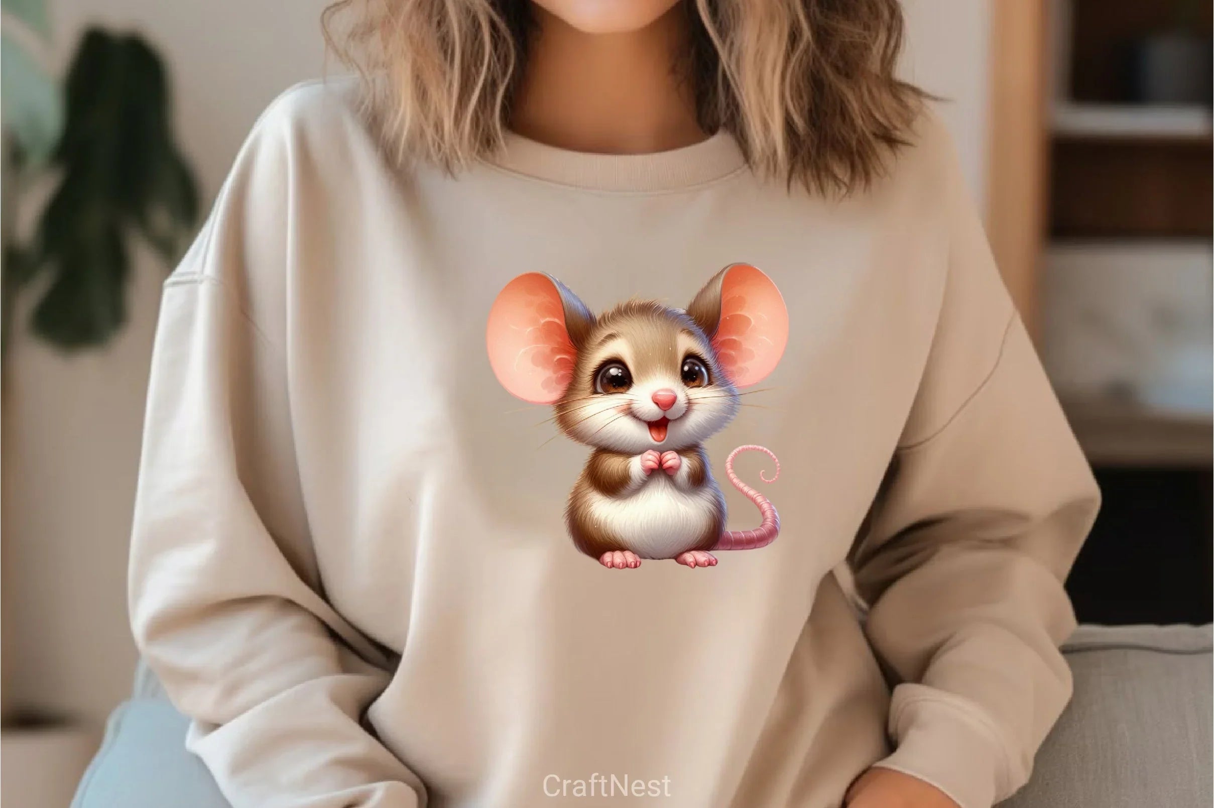 Cute Mouse Clipart Bundle - CraftNest - Digital Crafting and Art