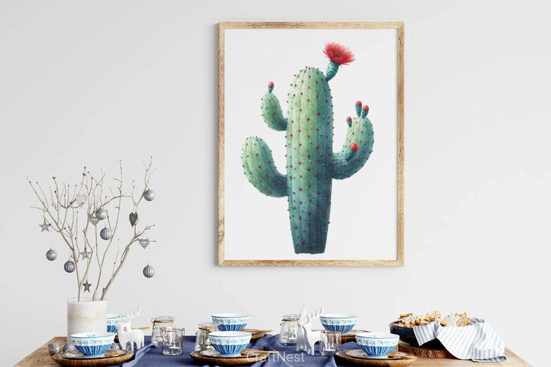 Floral Cactus Clipart Bundle - CraftNest - Digital Crafting and Art