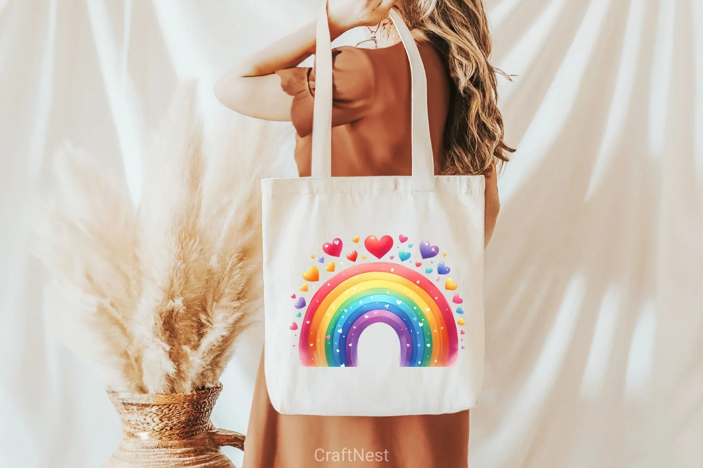 Valentine's Day Rainbow Clipart Bundle - CraftNest - Digital Crafting and Art