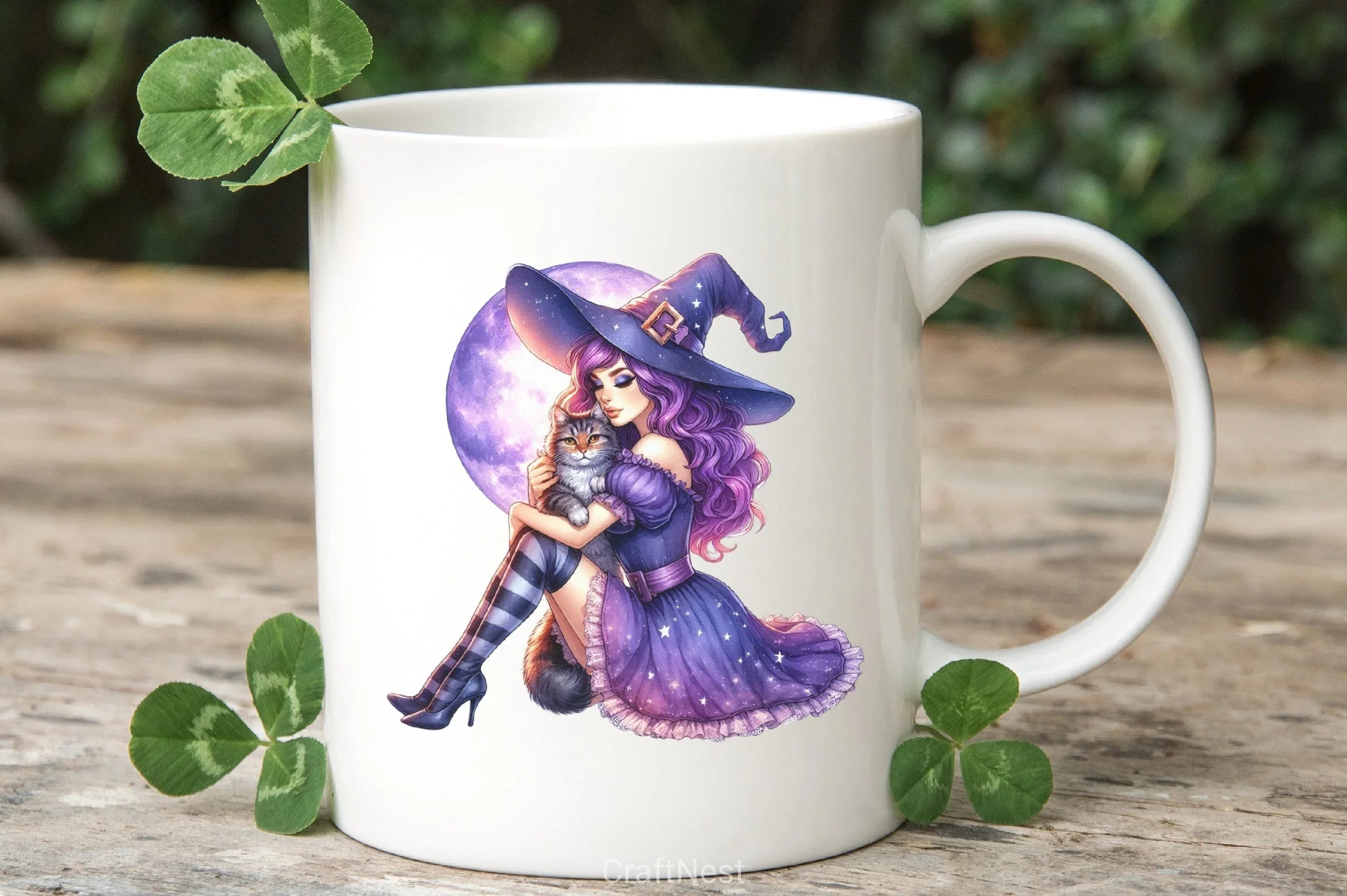 Halloween Witch Girl Clipart Bundle 7 - CraftNest - Digital Crafting and Art