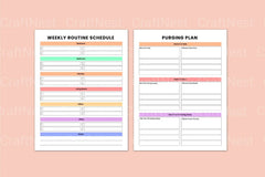 Decluttering and Cleaning Organizer KDP - CraftNest - Digital Crafting and Art