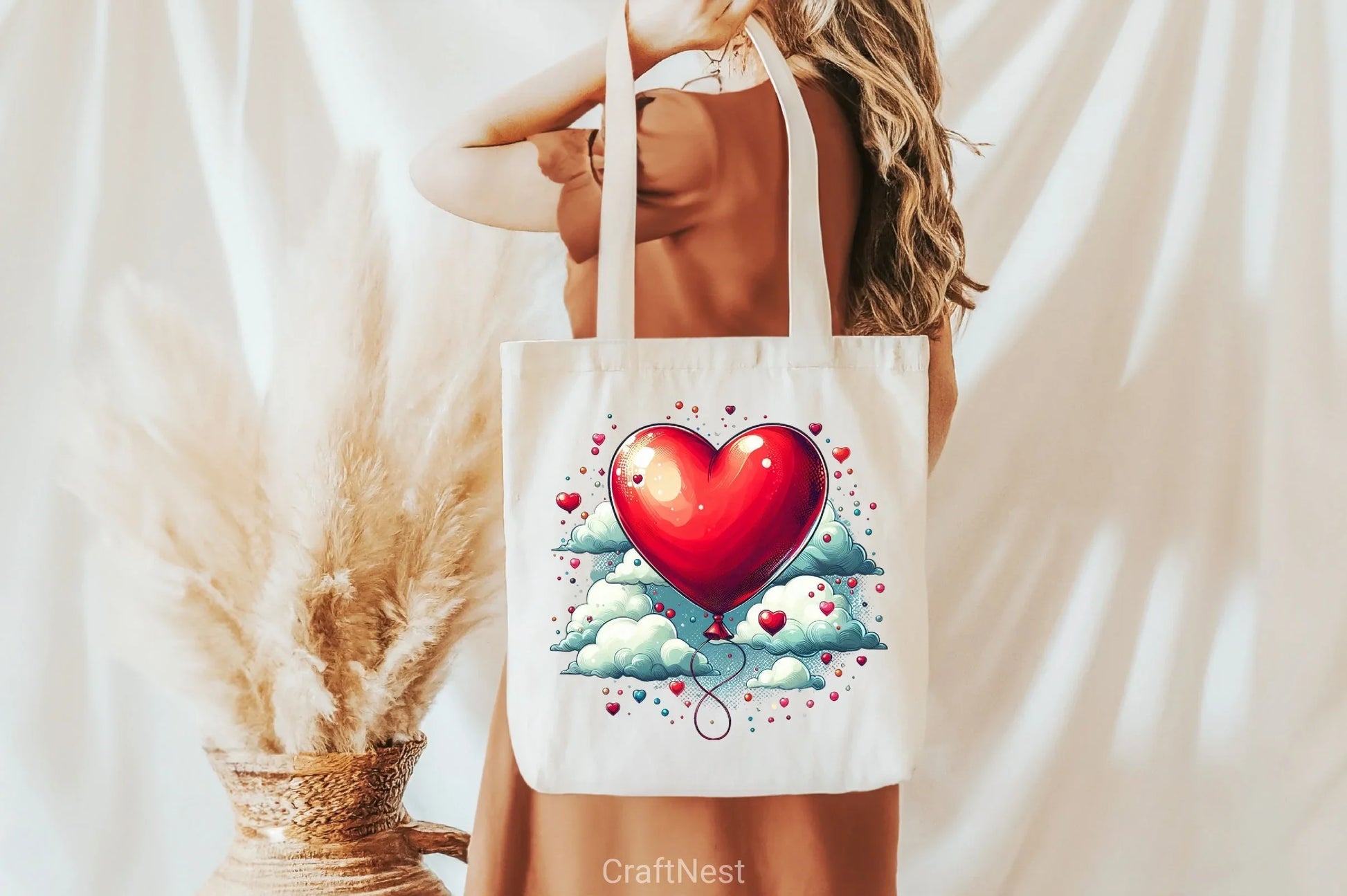 Valentine's Pop Art Heart Balloon Clipart Bundle - CraftNest - Digital Crafting and Art