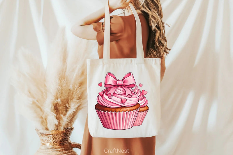 Valentine Cupcake Clipart Bundle 5 - CraftNest - Digital Crafting and Art