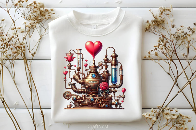 Valentine Steampunk Clipart Bundle - CraftNest - Digital Crafting and Art