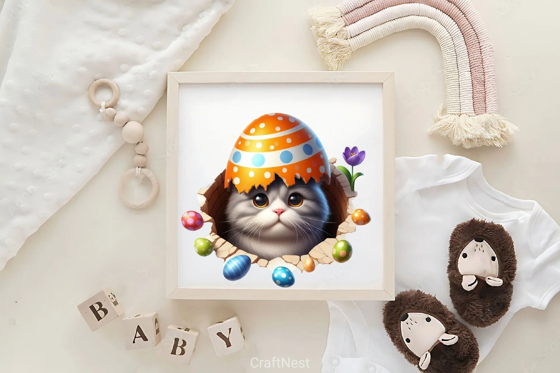 Easter Animal Hole Clipart Bundle - CraftNest - Digital Crafting and Art